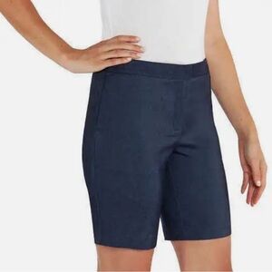 MARIO SERRANI ITALY 💙BLUE💙 COMFORT STRETCH TUMMY CONTROL SHORTS SIZE 12🌟EUC🌟